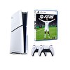 Sony Playstation 5 Slim CD Edition Oyun Konsolu - 2. DualSense PS5 Kol + Fifa FC 25 PS5 Oyun (İthalatçı Garantili)