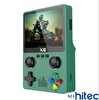 ScHitec X6 3.5" IPS Ekran Taşınabilir Retro El Atari Oyun Konsolu 10000 Oyunlu TV Bağlantılı 32 GB Yeşil