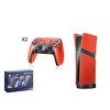 Hadron GS5 ULTRA PS2- PSP- PS1 128 GB Çift GamePad Kırmızı Retro Oyun Konsolu
