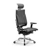 Metta Yoga 4DF Ergonomik Deri Ofis Koltuğu  / Yönetici Sandalyesi - A5.F.5.13A Siyah