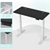 Karr Office O-Flex Duo Çift Motorlu Elektrikli Yükseklik Ayarlı Masa - 120x60 - Siyah