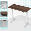 Karr Office O-Flex Duo Çift Motorlu Elektrikli Yükseklik Ayarlı Masa - 120x60 - Barok