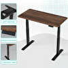 Karr Office O-Flex Duo Çift Motorlu Elektrikli Yükseklik Ayarlı Masa - 160x80 - Barok