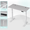 Karr Office O-Flex Duo Çift Motorlu Elektrikli Yükseklik Ayarlı Masa - 160x80 - Beyaz