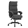 Adore Mobilya Ultra Comfort Çalışma Koltuğu -  Koyu Gri 64.5x112-120x65 CM