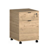 Adore Mobilya Rio Ofis Kilitli Çekmeceli Keson - Florida Meşe 41x61x45 CM