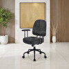 Adore Mobilya New York Çalışma Sandalyesi - Koyu Gri 65x96.5-102.5x68 CM