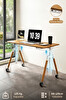Karr Office O-Flex Oak Yükseklik Ayarlı Çalışma Masası