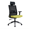 Adore Mobilya Vera Flex Multi Fonksiyon Çalışma Koltuğu - Siyah Yeşil 63x117-127x67 CM