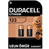 Duracell 123A 3V 2'li Lityum Pil
