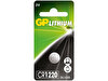 GP CR1220 1220 3 V Tekli Lityum Düğme Pil