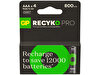 GP Batteries Recyko Pro 1.2 V AAA İnce Ni-Mh Şarjlı Pil 4'lü Kart