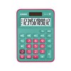 Casio MX-12B-GNRD 12 Haneli Masaüstü Hesap Makinesi Yeşil-Pembe