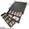 Saypos 46x46.5x11 CM İçi-Dışı Full Metal 5 Geniş Banknotluk Ekstra Büyük Ağır Yük Para Çekmecesi