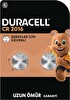 Duracell CR2016 Özel 2016 3V Lityum Düğme Pil - 2’li Paket