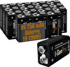 I-Gen Batteries Pro 6HR61 9V 250 Mah Şarj Edilebilir 9 Volt Pil 1.2V Ni-Mh Şarjlı Pil 16'lı Paket