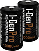 I-Gen Batteries Pro HR20 D Büyük Boy 10.000 Mah Şarj Edilebilir D Boy 1.2V Ni-Mh Şarjlı Pil 2'li Paket