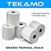 Tekamo 56x50 Pompa Yazarkasa Termal Pos Rulosu 10 Adet