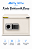 4Berry TC-028 Acil Durum Anahtarlı Şifreli Dijital Akıllı Elektronik Kasa Çelik Kasa