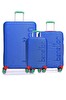 United Colors Of Benetton 14BNT500-Set Unisex Saks Mavi 3'lü Valiz Seti