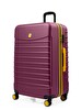 Louisiana Polo 1168 4x2 Teker Mor Büyük Boy Valiz