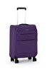 Pierre Cardin 04PC4200 Ultra Light Hafif Lüx Kumaş Mor Kabin Boy Valiz