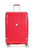 Pierre Cardin 04PC7070 Polipropilen Kırmızı Büyük Boy Valiz