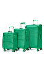 United Colors Of Benetton BNT2400 3'lü Valiz Seti Yeşil