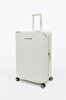 Pierre Cardin 04PC7090 Büyük Boy Polipropilen Valiz Beyaz