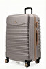 Louisiana Polo Büyük Boy Valiz 4x2 Teker Taş - Bej 1168