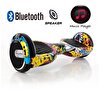 Smart Balance Smart Scooter Grafiti Elektrikli Kaykay Bluetooth Speakerlı Hoverboard - Çanta Hediyeli