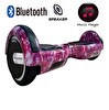 Citymate CS-600 Kasa Mor Uzay Grafity 6.5" Bluetooth Hoparlörlü Elektrikli Kaykay Hoverboard