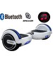 Citymate Bluetooth Hoparlörlü Beyaz 6.5" Akıllı Dengeli Full Led Işıklı Elektrikli Kaykay Hoverboard