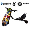 Citymate Drift Car Bluetooth Hoparlörlü Işıklı Sarı Elektrikli Kaykay Hoverboard