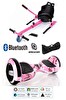Citymate Elektrikli Kaykay Scooter Hoverboard Akıllı Dengeli - Hover Kart - Çanta Full Paket Pembe
