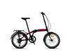 Kron Fold 3.0  20 Jant 7 Vites Siyah Kırmızı Katlanabilir Bisiklet