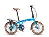 Kron FD 750 20 Jant 7 Vites Bebek Mavisi Lacivert Katlanabilir Bisiklet