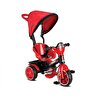 Babyhope 121 Bobo Ebeveyn Kontrollü Üç Tekerlekli Kırmızı Çocuk Bisikleti