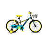 Kron Bobcat 16 Jant Vitessiz Siyah Mavi Açık Sarı Çocuk Bisikleti