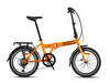 Kron Fold 4.0 20 Jant 7 Vites MTB Turuncu Siyah Katlanabilir Bisiklet