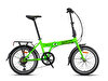 Kron Fold 4.0 20 Jant 7 Vites MTB Yeşil Siyah Katlanabilir Bisiklet