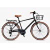 Kron CX 100 26 Jant City Bike Unisex 15' 21 Vites V.B Füme-Gri-Kahverengi Şehir Bisikleti