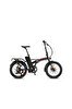 Kron Elektrone Pasific 20 Jant E-Bike  MD 7 Vites Siyah-Füme Kırmızı Elektrikli Katlanır Bisiklet