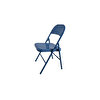 Fafare Katlanır 120 KG Kapasiteli Metal Mavi Sandalye