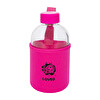 Biggdesign Moods Up Loved Neopren Pembe Kılıflı 600 ML Cam Matara