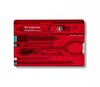 Victorinox Swisscard Classic Ruby 0.7100.T 10F Şeffaf Kırmızı Çakı