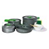 Orcamp OUT-1050 4'lü Yeşil Kamp Tencere Seti