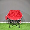 Argeus Balcony Comfort Kırmızı Katlanabilir Kamp Sandalyesi