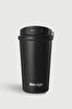 Stevig ST-250 4 Work Flip Open Coffee 400 ML Siyah Mug Çelik Termos