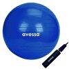 Avessa 55 CM Mavi Pompalı Pilates Topu